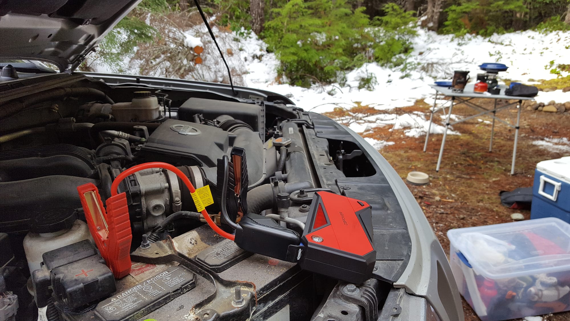 Jump Start your Vehicle with a Portable Battery Pack!!