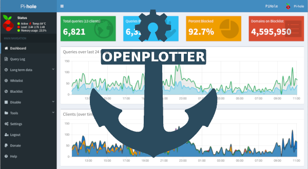 Installing Pi-hole on the OpenPlotter