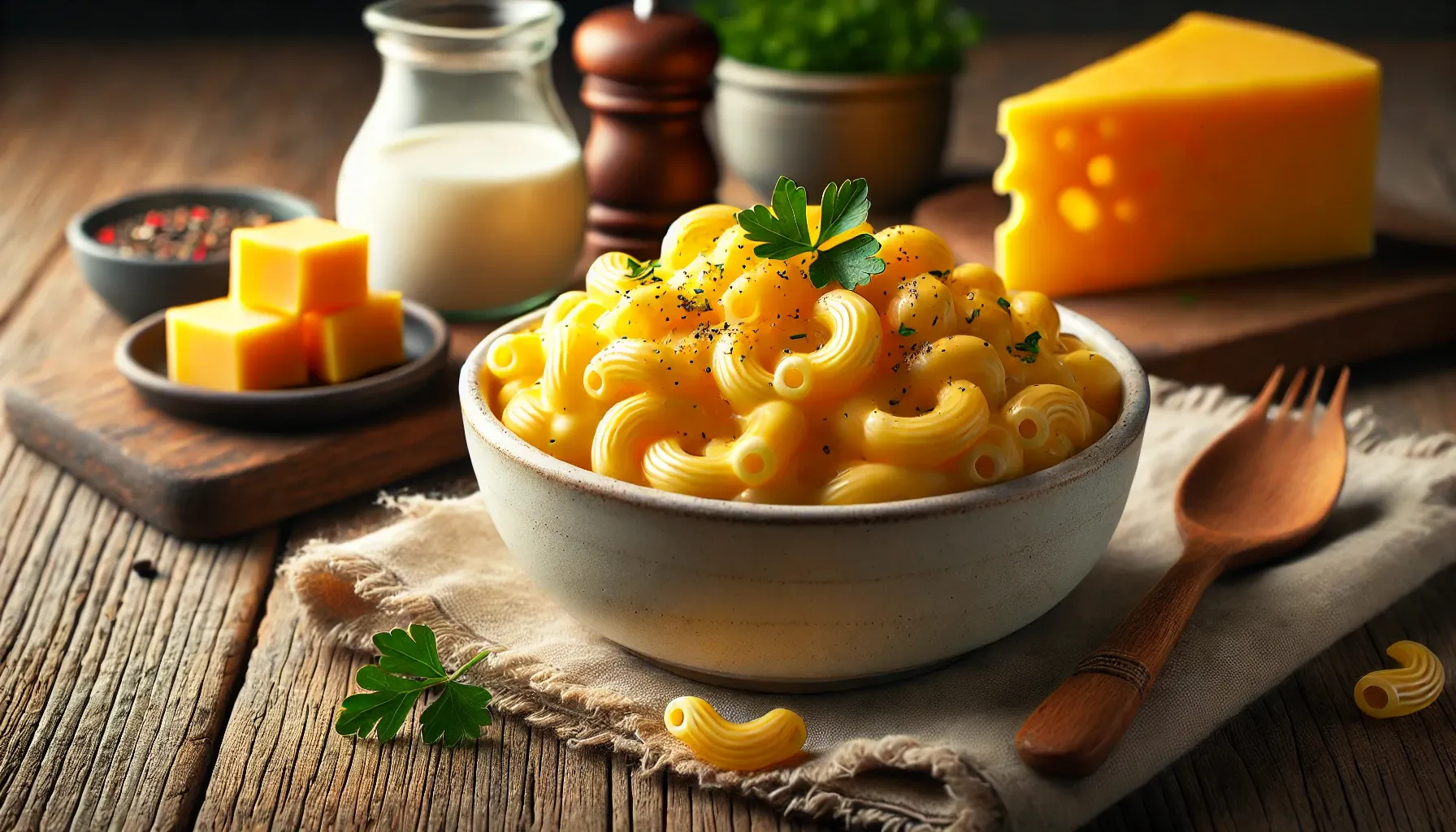 AI Recipe: Simple Mac and Cheese (Serves 4)